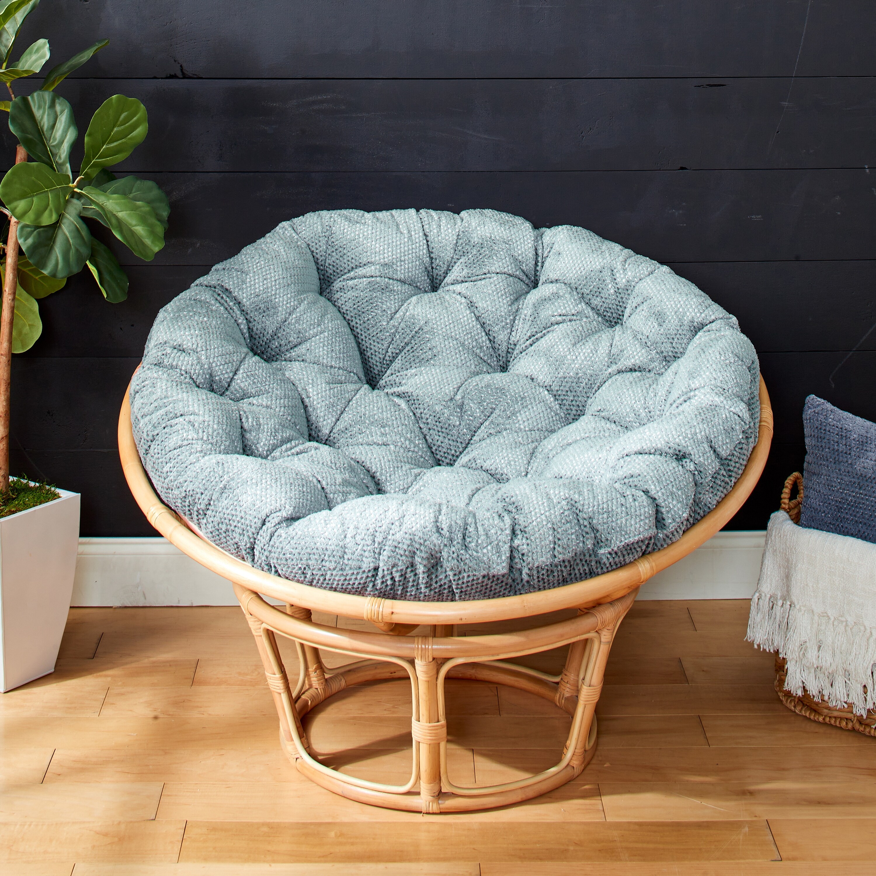 Memory foam papasan sale cushion